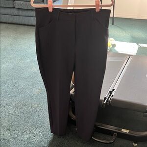 Express navy ankle trousers w/ front pockets & belt loops, & in size 12 short